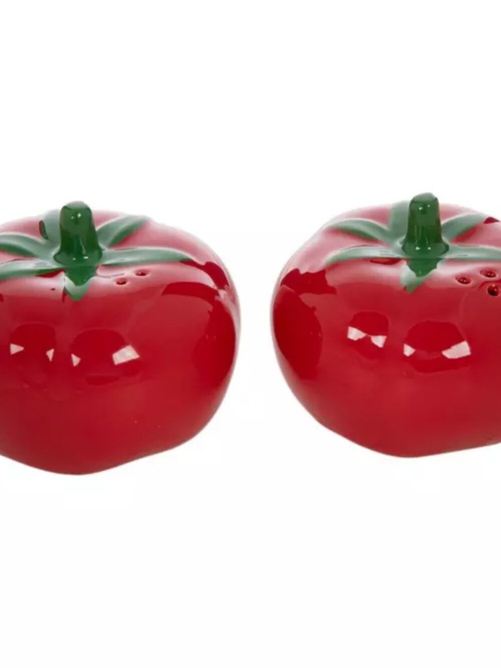 the spring shop Tomato Salt & Pepper Shaker Set - NIP